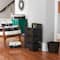 Household Essentials Woven 3 Drawer Chest with Cutout Handles
